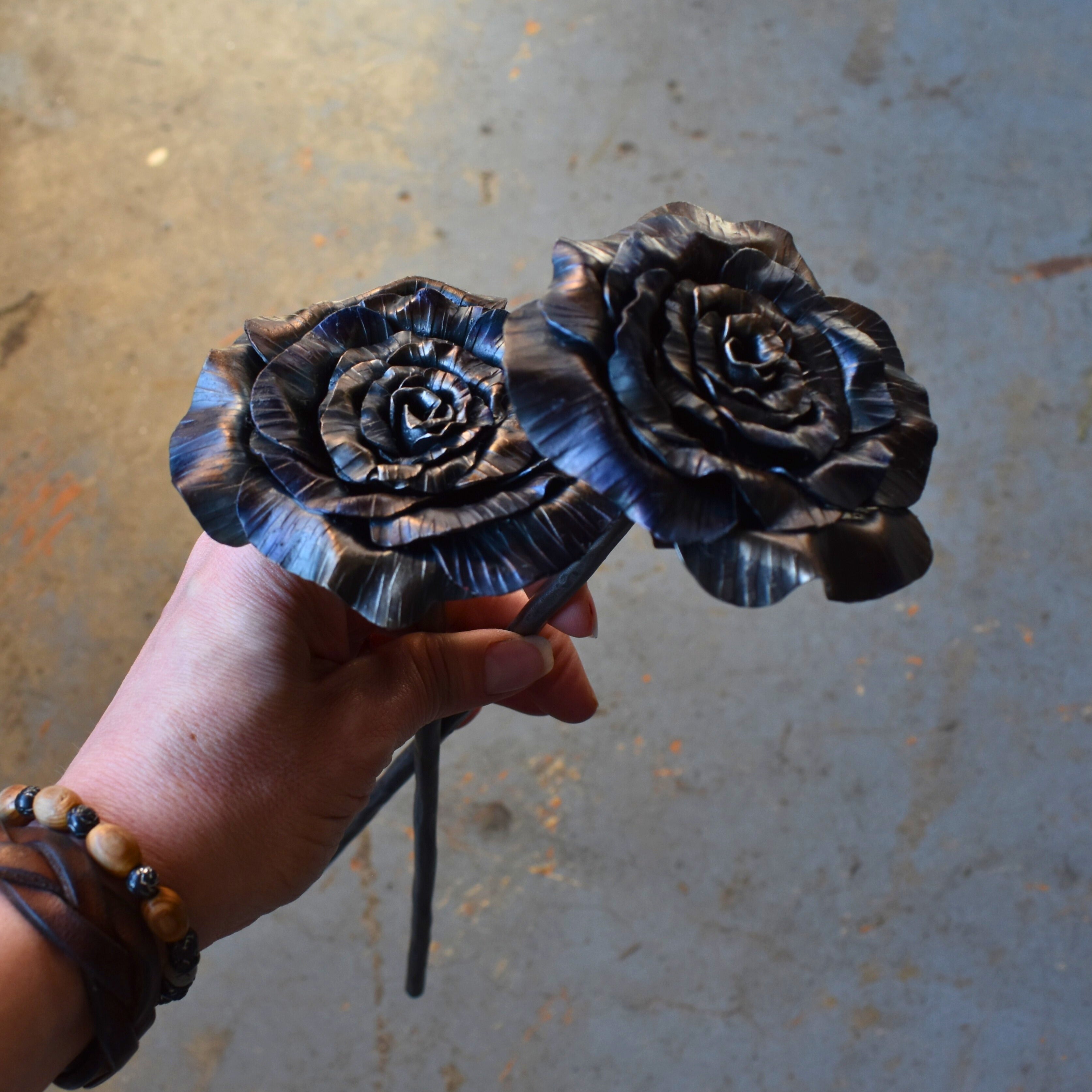 Ember Rose – Hand-Forged Steel