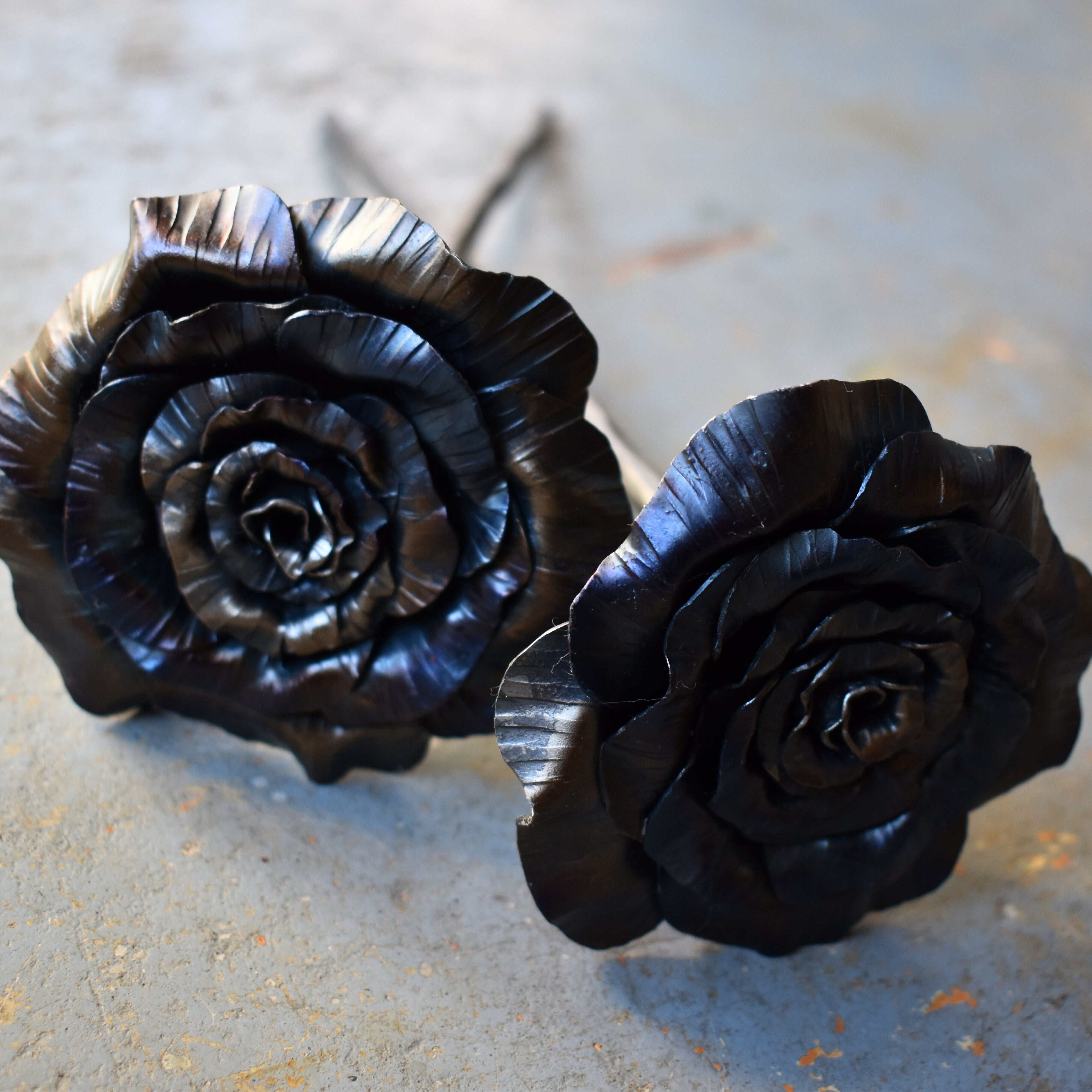 Ember Rose – Hand-Forged Steel