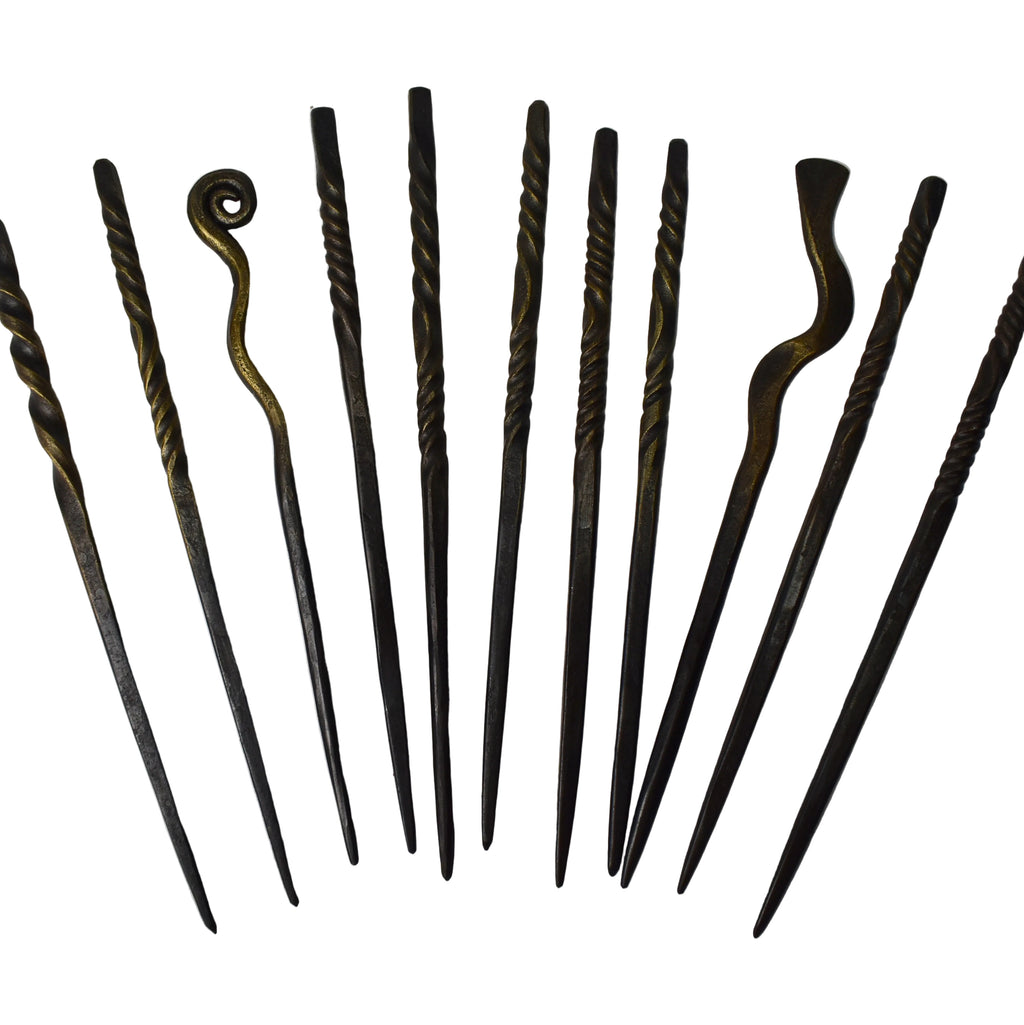 Sentinel Hair Pin – Hand-Forged Steel